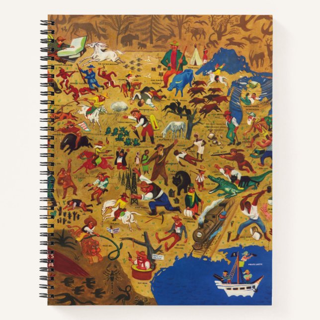 Cuaderno Estados Unidos de William Gropper - Folklore Perso (Anverso)