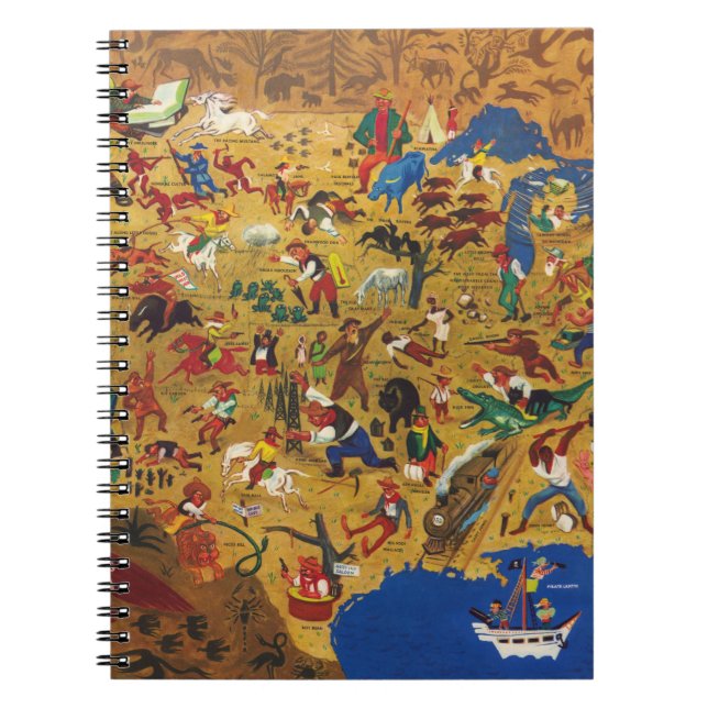 Cuaderno Estados Unidos de William Gropper - Folklore Perso (Frente)