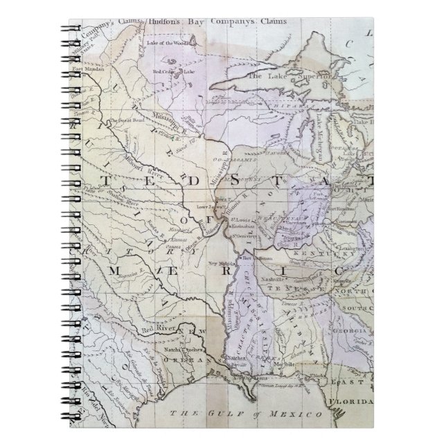 Cuaderno ESTADOS UNIDOS TRAZAN, c1812 (Frente)