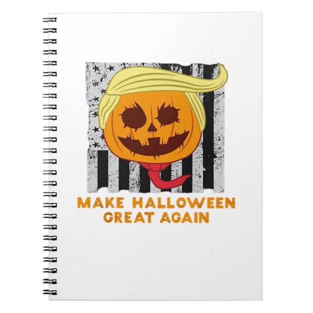 Cuaderno Estados Unidos vuelve a hacer que Halloween sea ge (Frente)