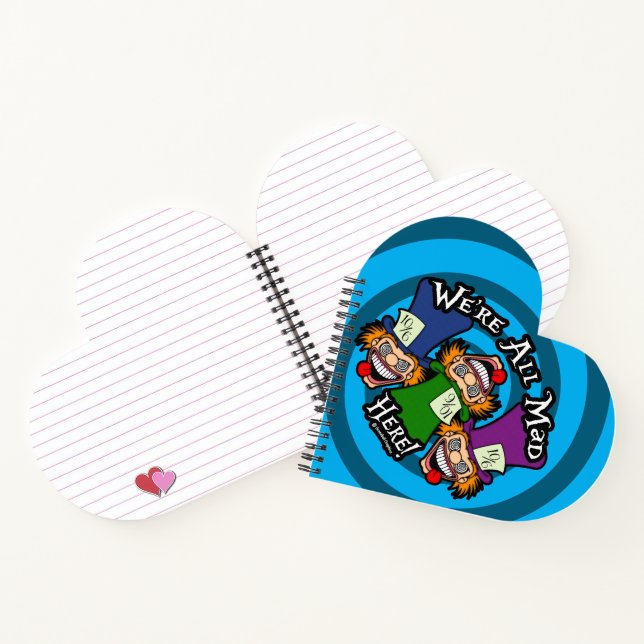 Cuaderno Estamos todos locos aquí (Interior)
