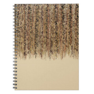 Cuaderno Estampa abstracta glam de safari exótico moderno