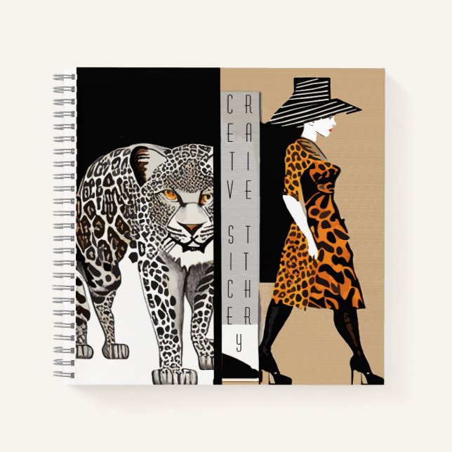 Cuaderno Estampado Animal Print (Anverso)