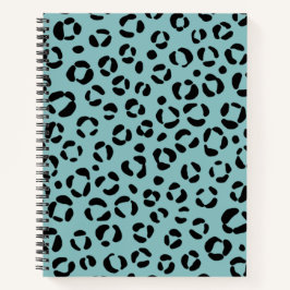 Cuaderno Estampado Animal Verde Azul