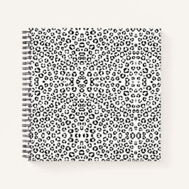 Cuaderno Estampado de animales en B&W