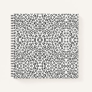 Cuaderno Estampado de animales en B&W
