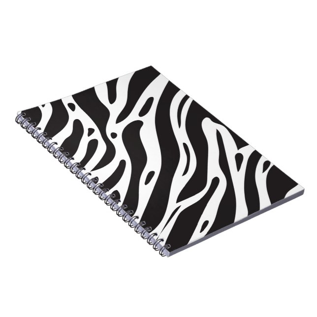 Cuaderno Estampado de cebra (Lado Derecho)