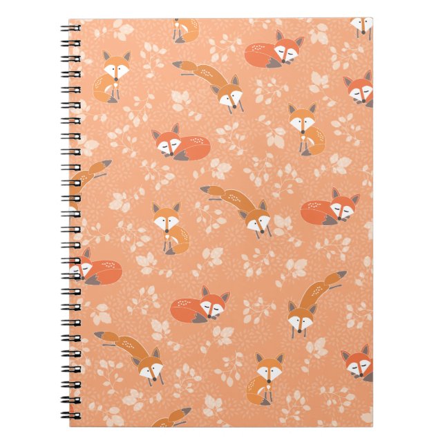 Cuaderno Estampado de flores astuto (Frente)