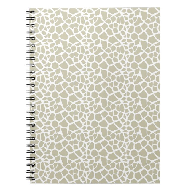 Cuaderno Estampado de girafa neutral (Frente)