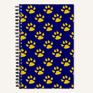 Cuaderno Estampado de patas lindas azul marino