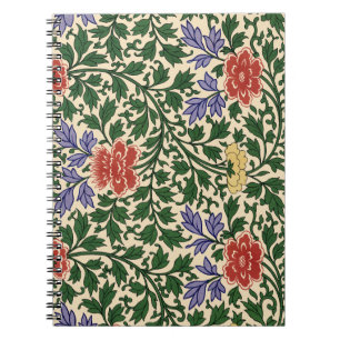 Cuaderno Estampado de peonía Chinoiserie Vintage de Owen Jo