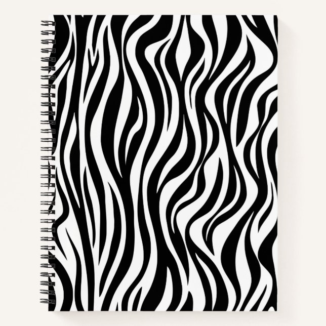 Cuaderno Estampado de piel de cebra (Anverso)