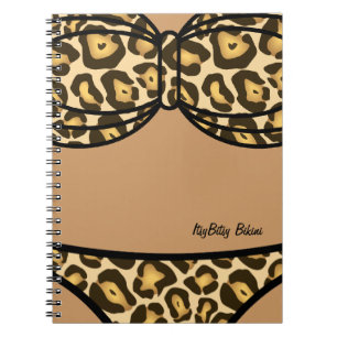Cuaderno Estampado leopardo del bikini