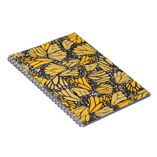 Cuaderno estampado mariposa monarca