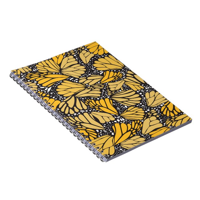 Cuaderno estampado mariposa monarca (Lado Derecho)