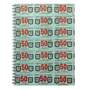 Cuaderno Estampillas verdes antiguas