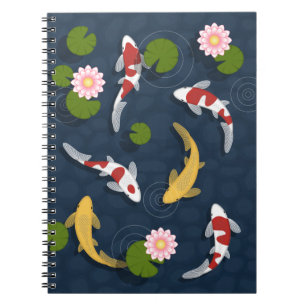 Cuaderno Estanque de carpas japonesas 2