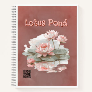 Cuaderno Estanque de Loto de Nariz Gris