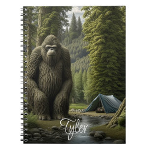 Cuaderno Estar a pie de página en Woods Personalizado