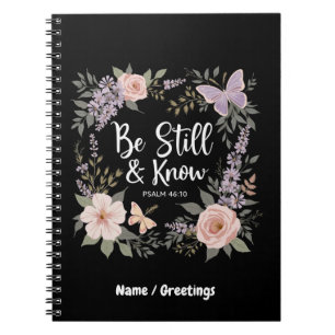 Cuaderno Estar quieto y conocer la fe amorosa diseño cristi