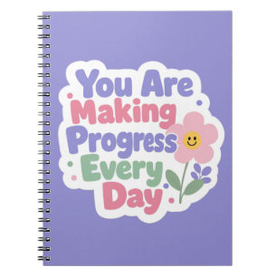Cuaderno Estás Haciendo Progreso Cada Día