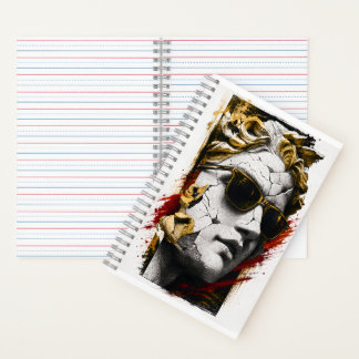 Cuaderno Estatua Cool con Gafas de Sol – Sabiduría Antigua 