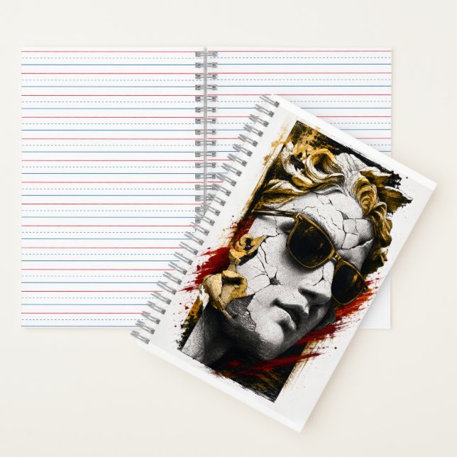 Cuaderno Estatua Cool con Gafas de Sol – Sabiduría Antigua  (Interior)