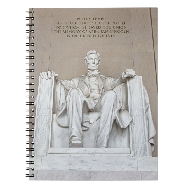 Cuaderno Estatua de Abraham Lincoln (Frente)