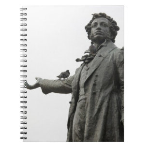 Cuaderno Estatua de Alexander Pushkin, San Petersburgo