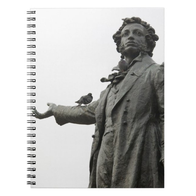 Cuaderno Estatua de Alexander Pushkin, San Petersburgo (Frente)