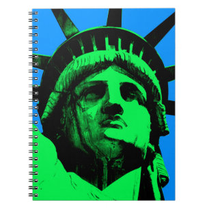Cuaderno Estatua de arte pop de la libertad