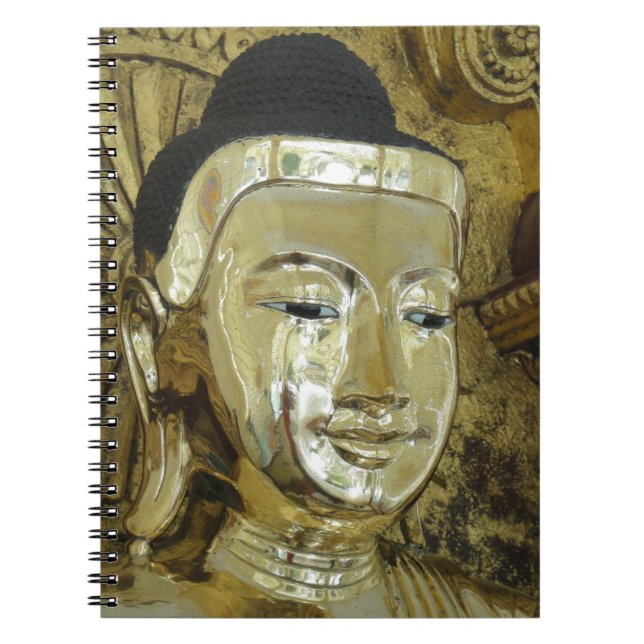Cuaderno Estatua de Buda Dorada Amor Inspirador (Frente)