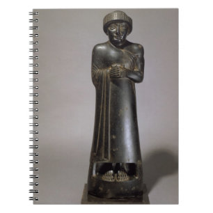 Cuaderno Estatua de Gudea, príncipe de Lagash, Neo-Sumerio