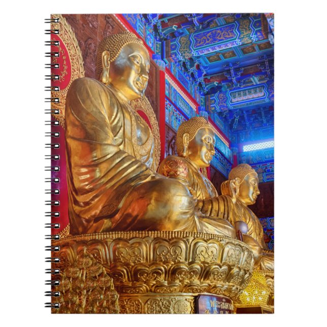 Cuaderno Estatua de imagen de Buda chino tailandés (Frente)