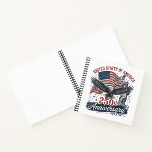 Cuaderno Estatua de la Libertad Águila Calva 250 Aniversari