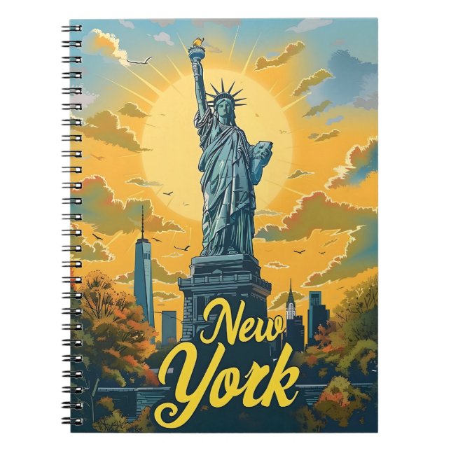 Cuaderno Estatua de la Libertad de Nueva York (Frente)