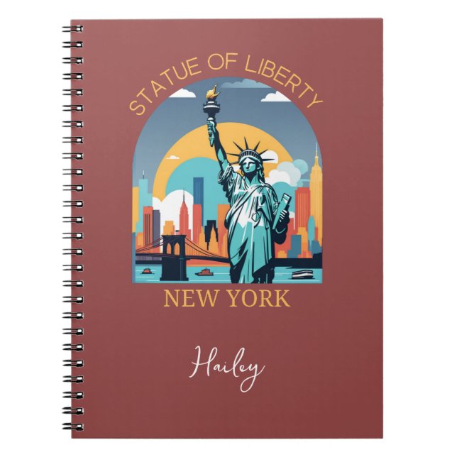 Cuaderno Estatua de la Libertad, Nueva York (Frente)