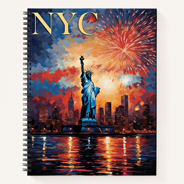Cuaderno Estatua de la Libertad, Nueva York, (Anverso)