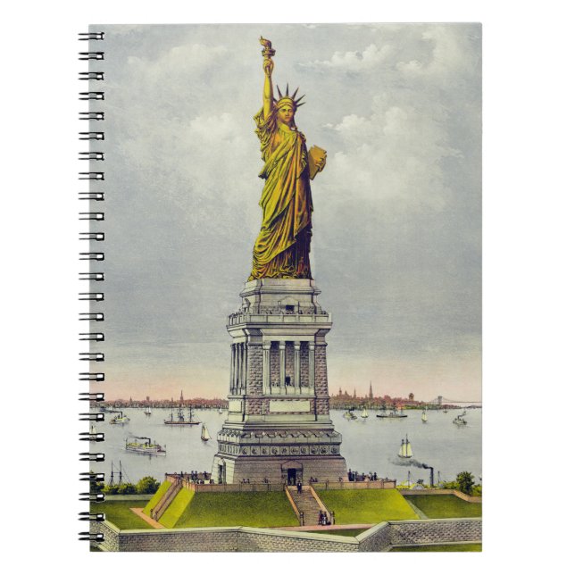 Cuaderno Estatua de la Libertad Viaje en Nueva York (Frente)