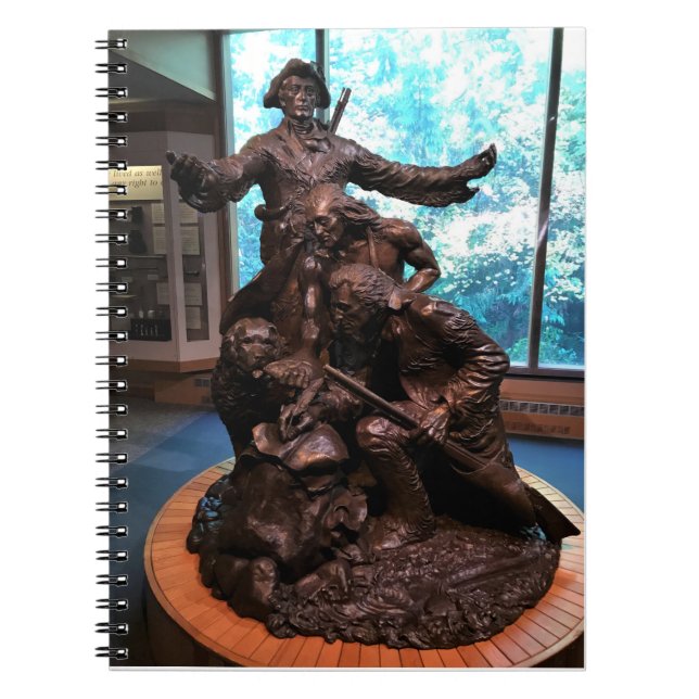 Cuaderno Estatua de Lewis & Clark, Fort Clatsop, Oregón (Frente)