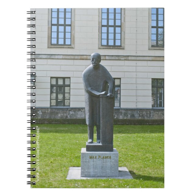 Cuaderno Estatua de Max Planck en Berlín (Frente)
