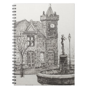 Cuaderno Estatua Kirriemuir Escocia 2007 de Peter Pan