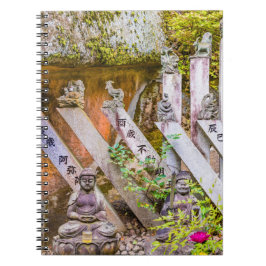 Cuaderno Estatuas de Buda en el templo Senko-ji
