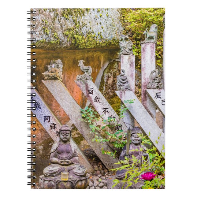 Cuaderno Estatuas de Buda en el templo Senko-ji (Frente)
