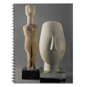 Cuaderno (Estatuilla con los brazos cruzados, Cycladic de