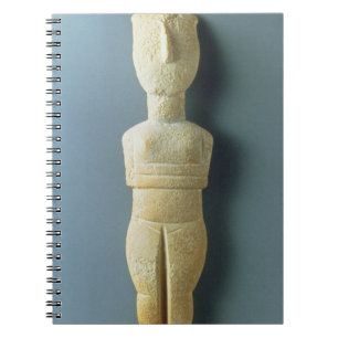 Cuaderno Estatuilla femenina, Cycladic temprano,