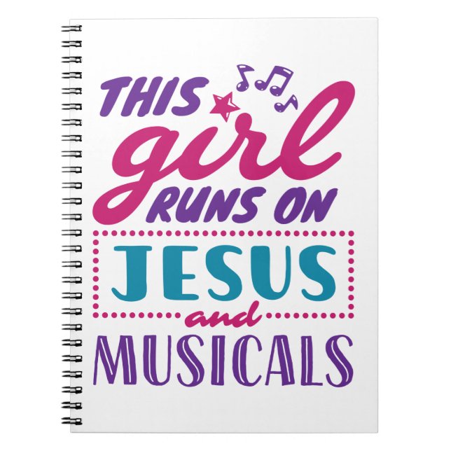 Cuaderno Este Chica le pasa a Jesús y a los musicales (Frente)