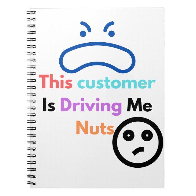 Cuaderno Este cliente me está volviendo loco (Frente)