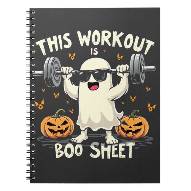 Cuaderno Este Curso Práctico Es Una Hoja De Boo De Fantasía (Frente)