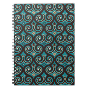 Cuaderno Este de Arabia: Elegante ornamento sin foco.